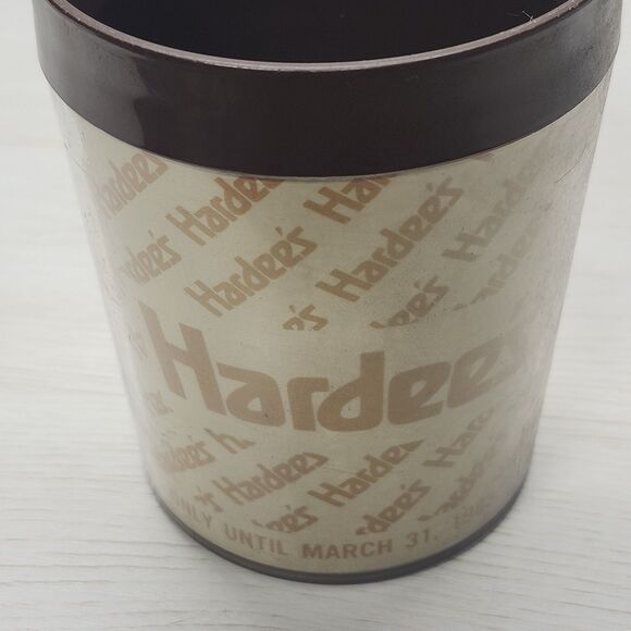 Vtg 1983 Hardee's Coffee Mug Insulated Plastic Eagle USA Fast Food Promo March 3 - Picture 4 of 12